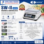 TIMBANGAN MEJA SW II MERK CAS 6 Kg x 0.2 GRAM