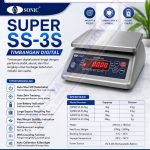 TIMBANGAN MEJA   SUPER  SS MERK SAYAKI 15 Kg SURABAYA