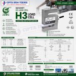 LOAD CELL S 500 KG ZEMIC H3 – C3